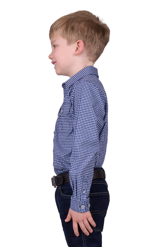 T5W3140049 Thomas Cook Boy's Brock 2Pkt LS Shirt