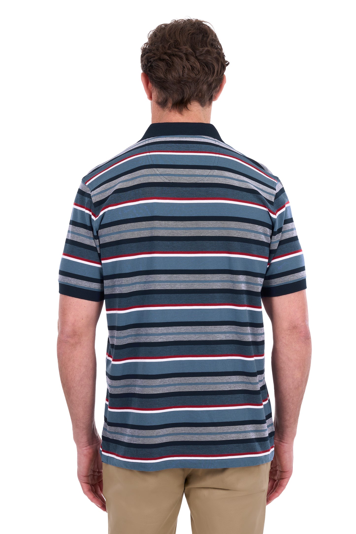 T6S1504018 Thomas Cook Men's Glenn SS Polo Navy/Steel