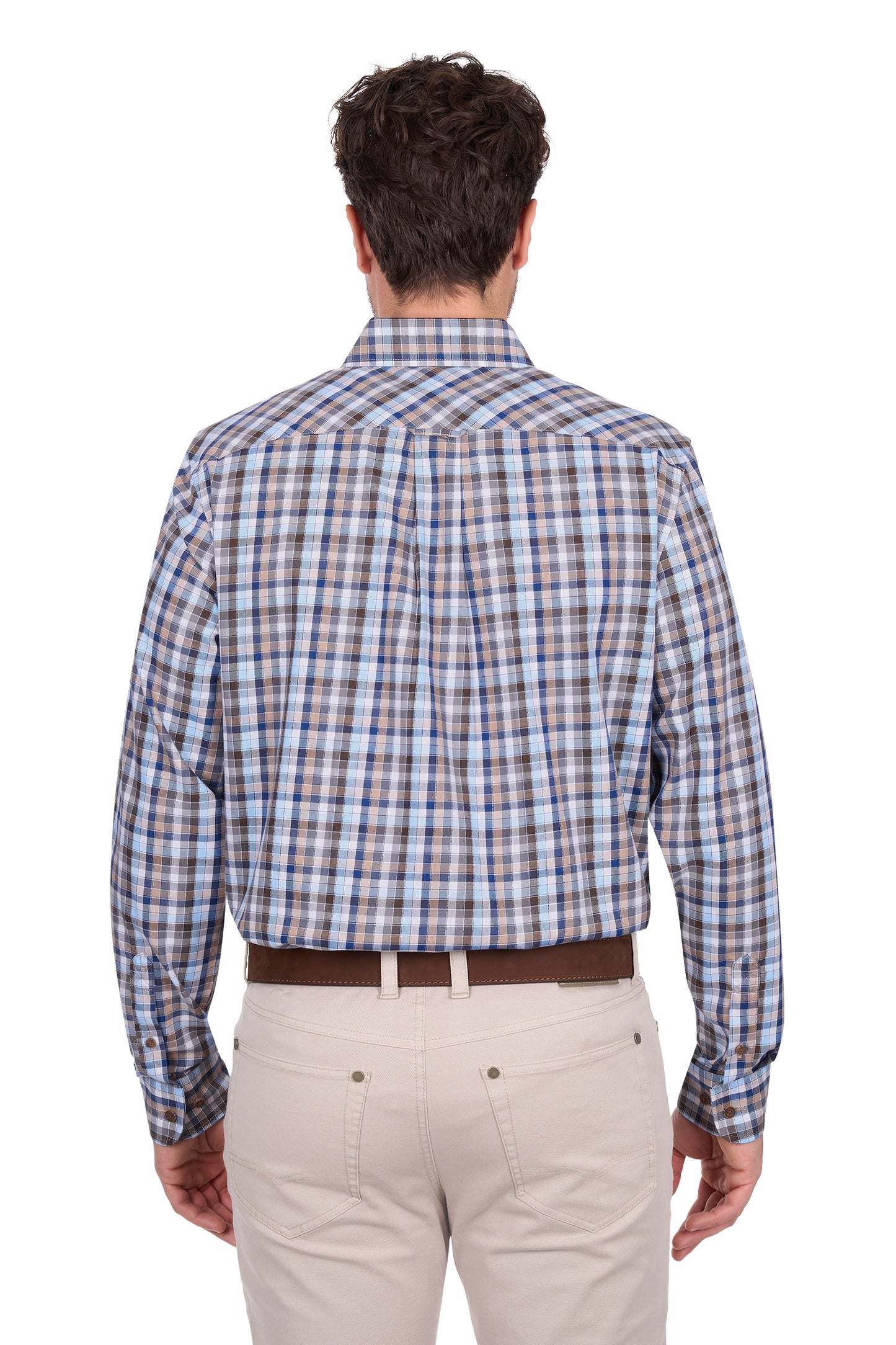 T6W1115039 Thomas Cook Men's Jonathan 2PKT LS Shirt Blue/Mulit