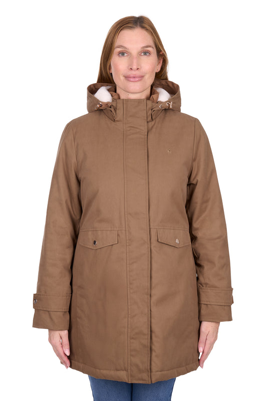 T6W2725055 Thomas Cook Women's Madison Parka Dark Tan