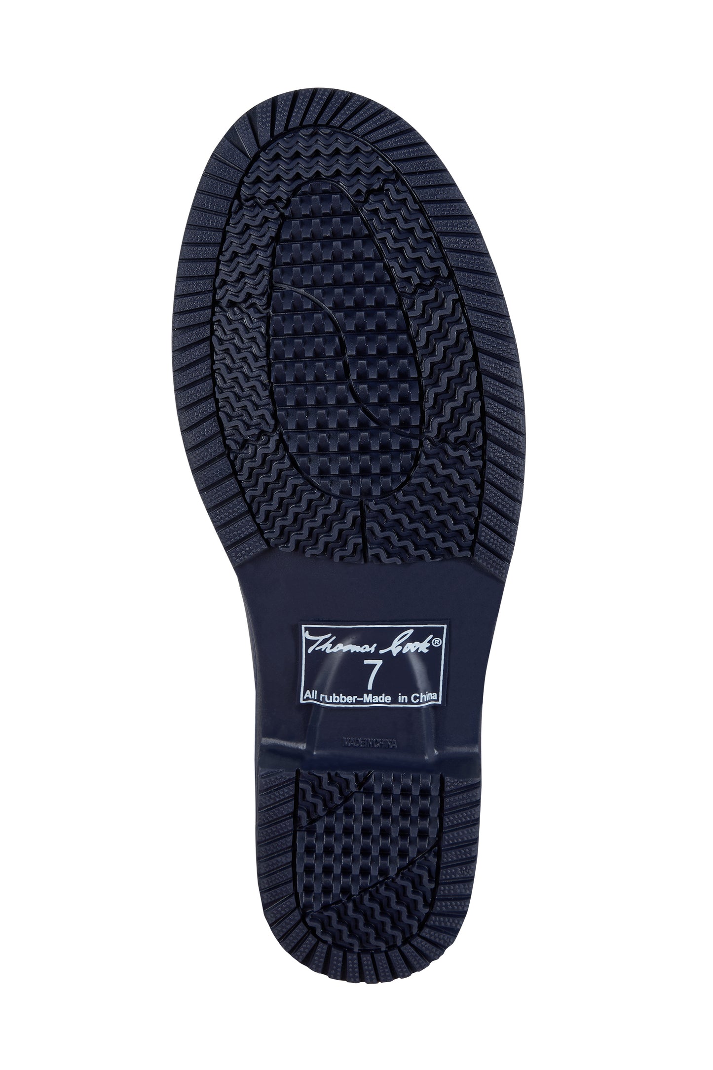 T6W28504 Thomas Cook Women's Wynyard Jersey Gum Boots Navy/Pale Blue