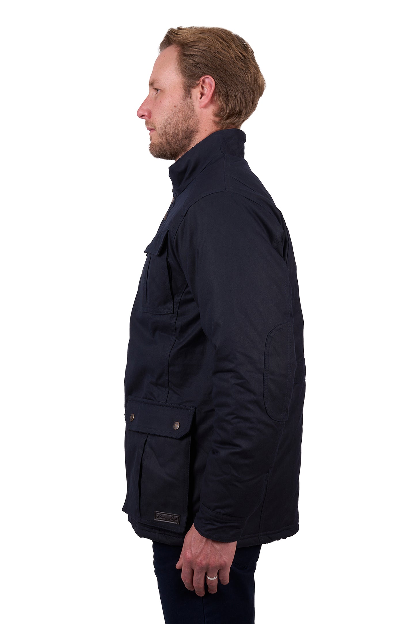 TCP1712408 Thomas Cook Men's Tarcutta Oilskin Jacket Dark Navy