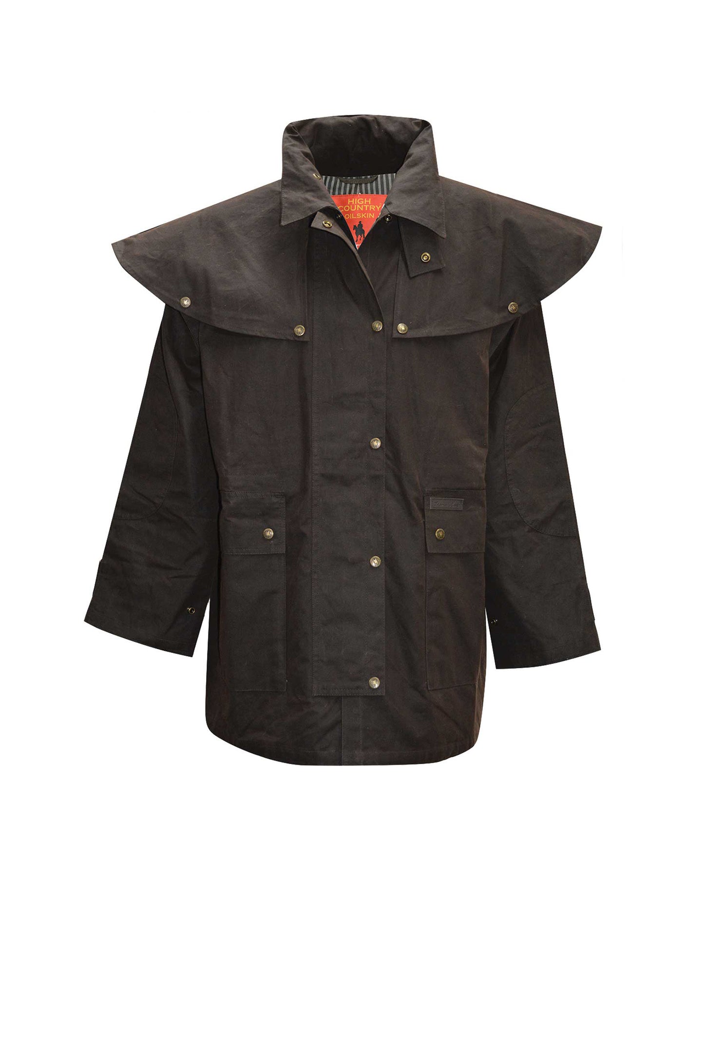 TCP1731408 Thomas Cook Men's HI Country Oilskin Short Coat Rustic Mulch