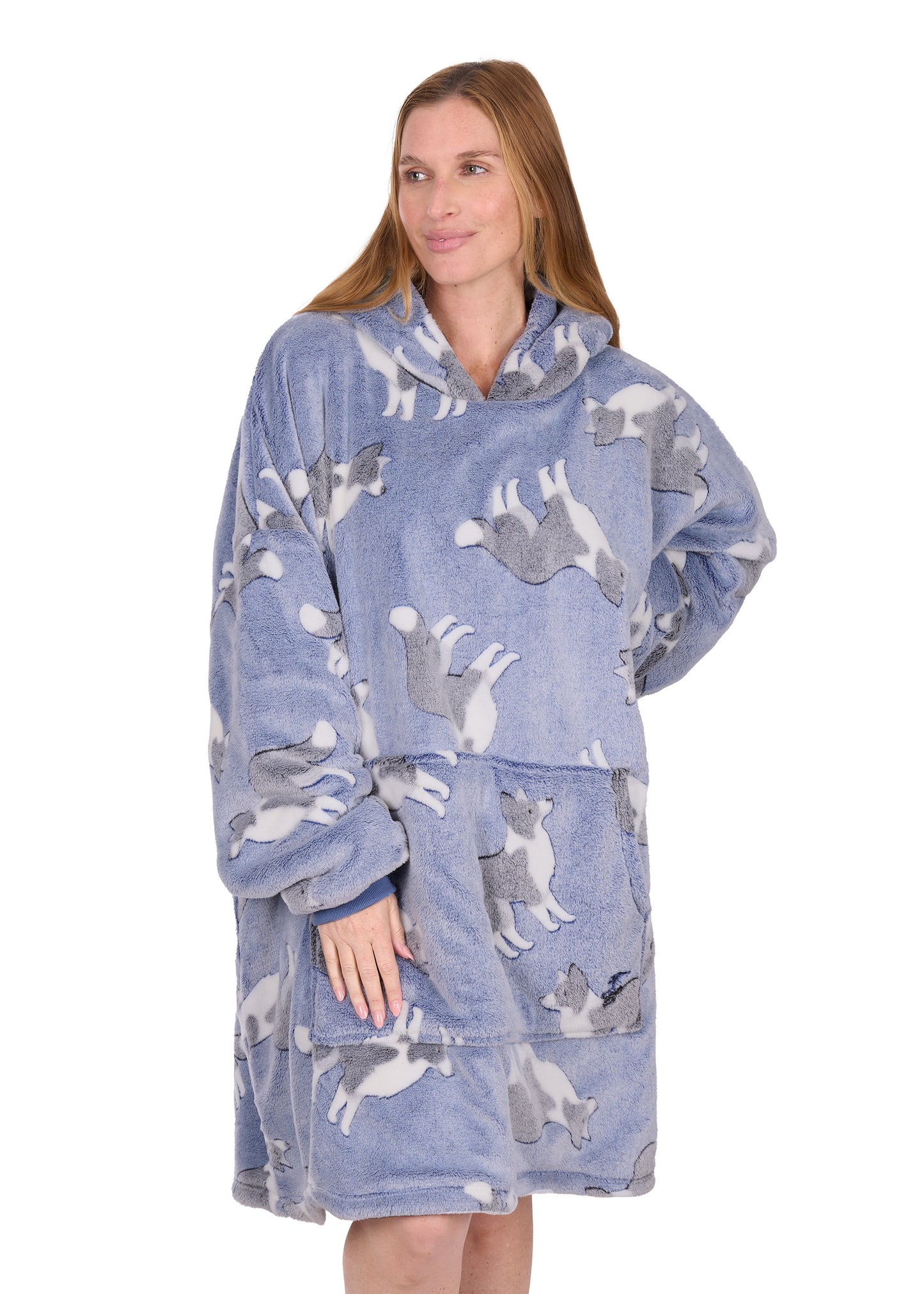 TCP2939SNU Thomas Cook Adults Dog Snuggle Hoodie