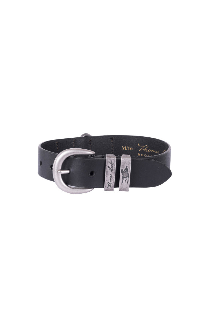 TCP7921COL Thomas Cook Twin Keeper Dog Collar Black