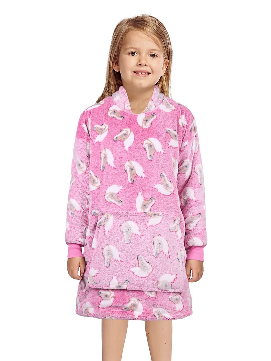 TCP7963SNU Thomas Cook Kid's Snuggle Hoodie Pink 8-14YRS