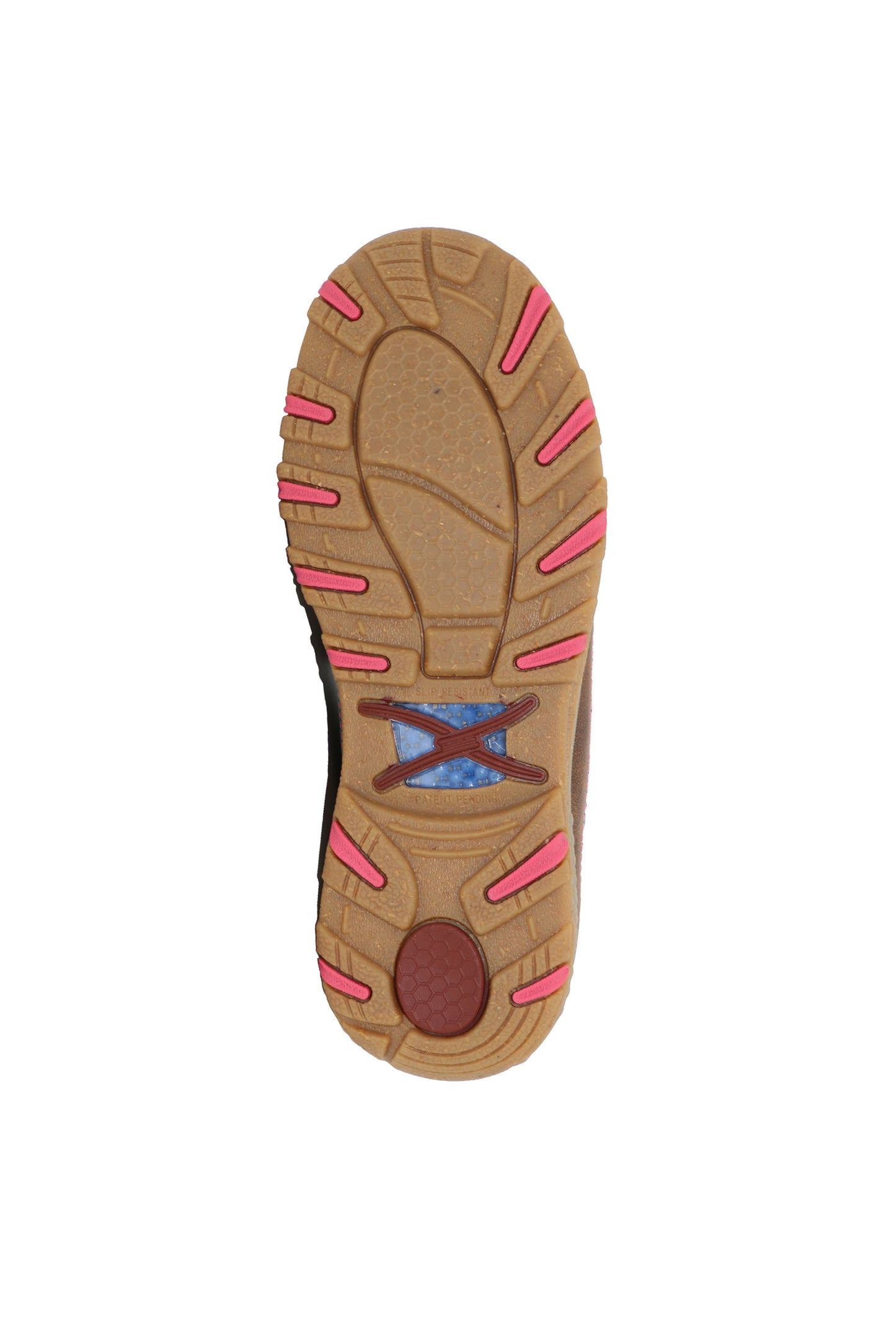 TCWXC0039 Twisted X Womens Pink Cell Stretch Slip-on