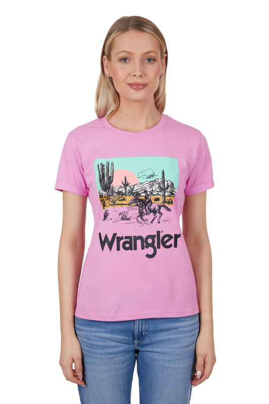 X4S2598138 Wrangler Women's Tegan SS Tee
