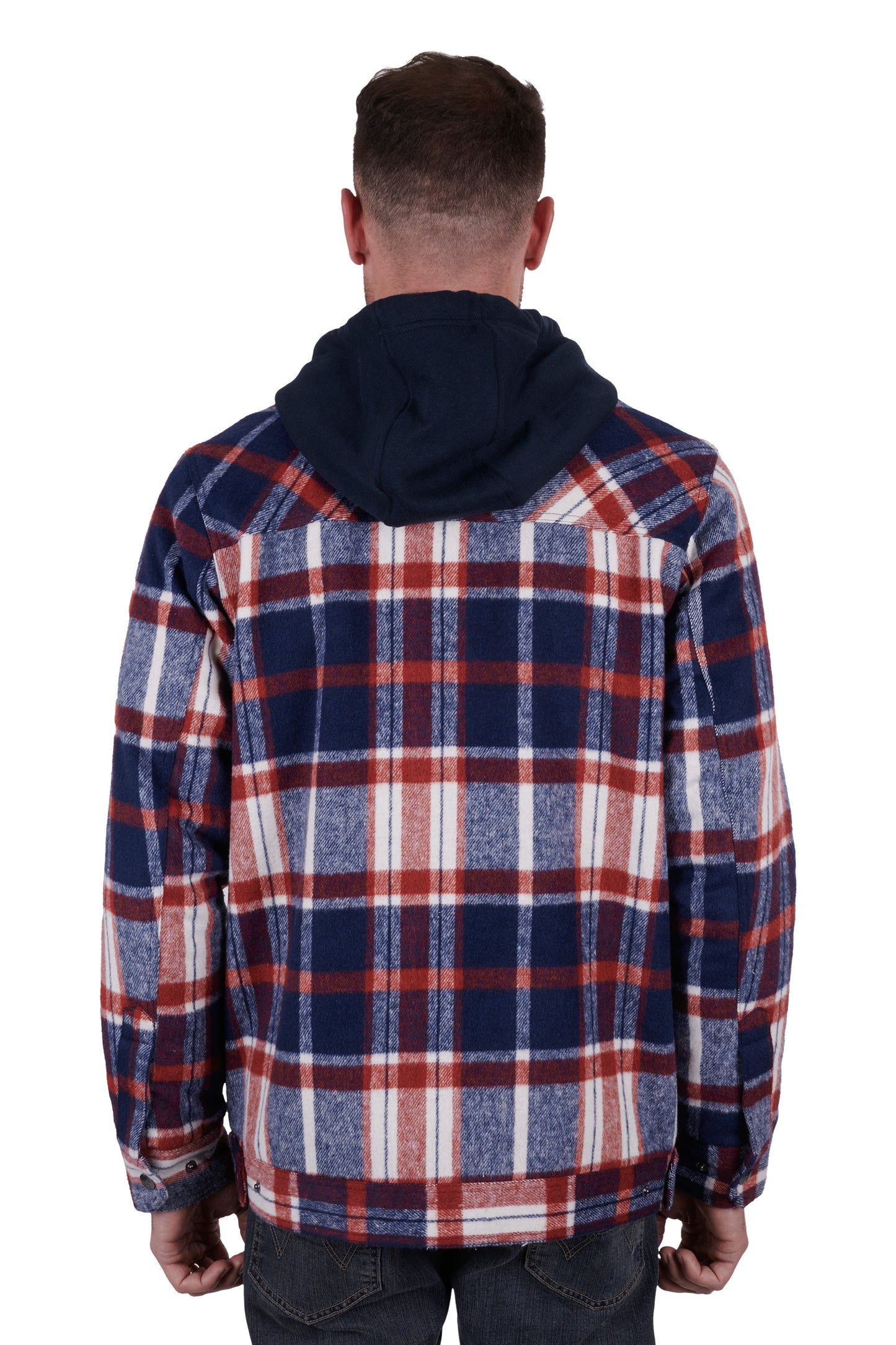 X4W1776038 Wrangler Men's Andrew Wool Shirt Jacket
