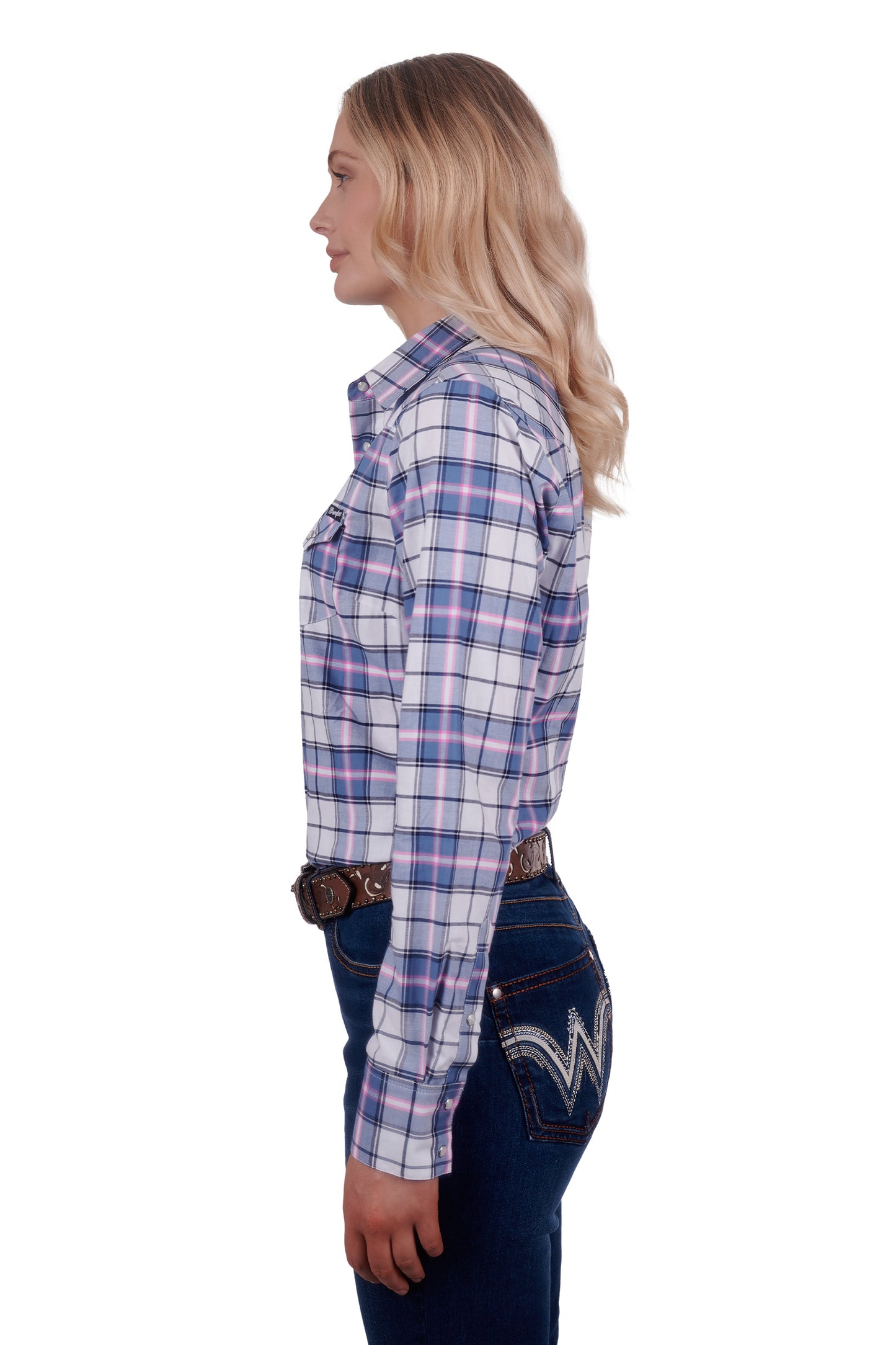 X4W2127053 Wrangler Women's Lucy LS Western Shirt