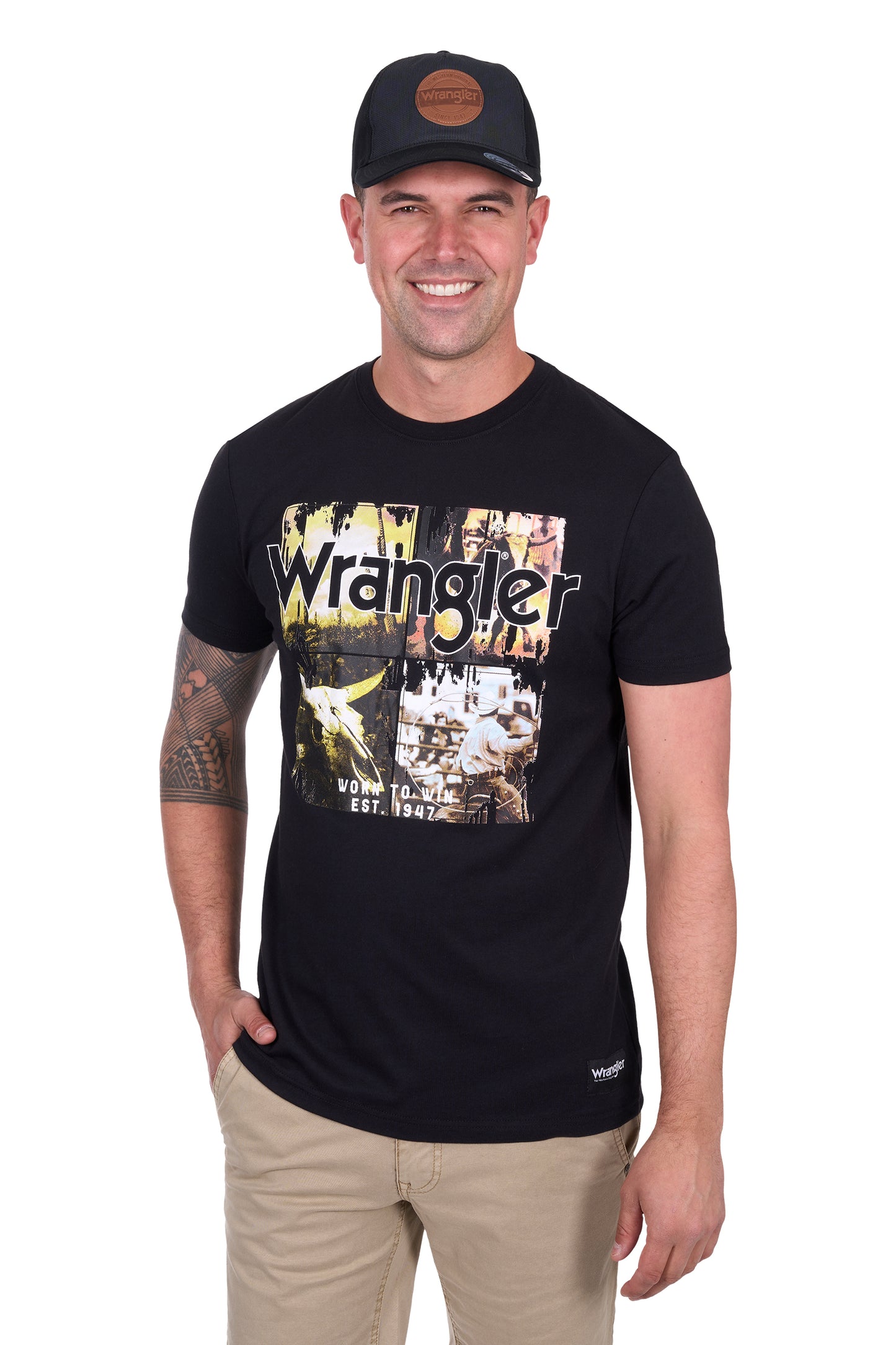 X5S1557384 Wrangler Men's Luis SS Tee