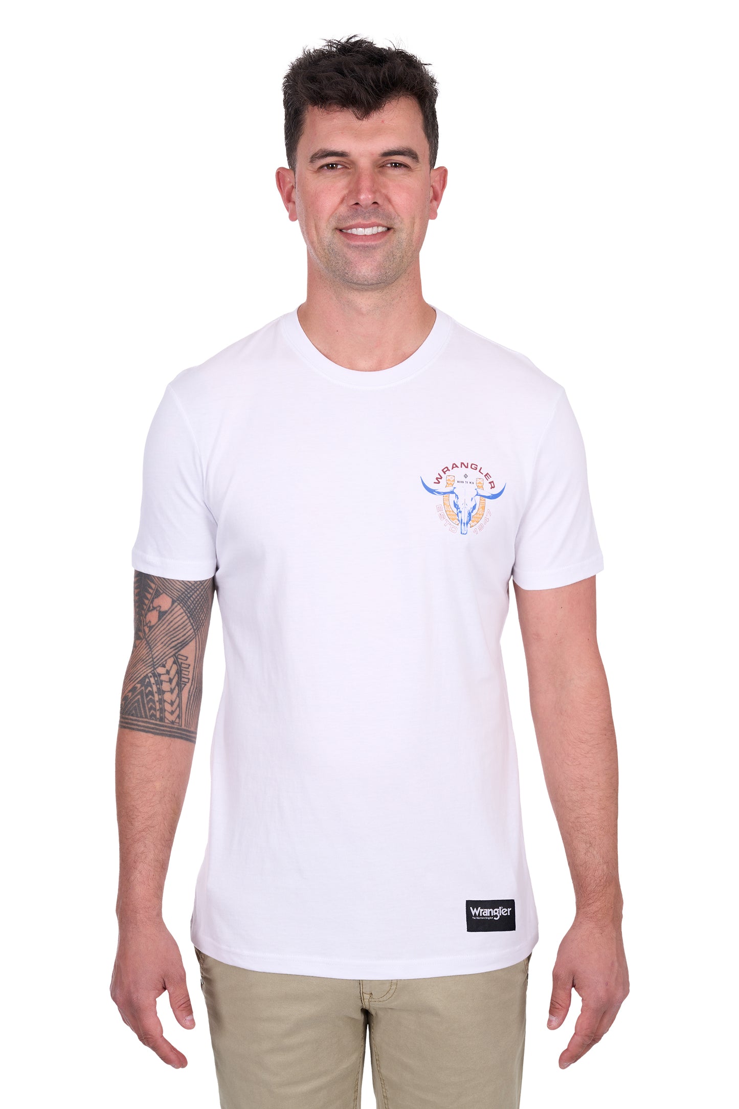 X5S1557386 Wrangler Men's Henry Tee