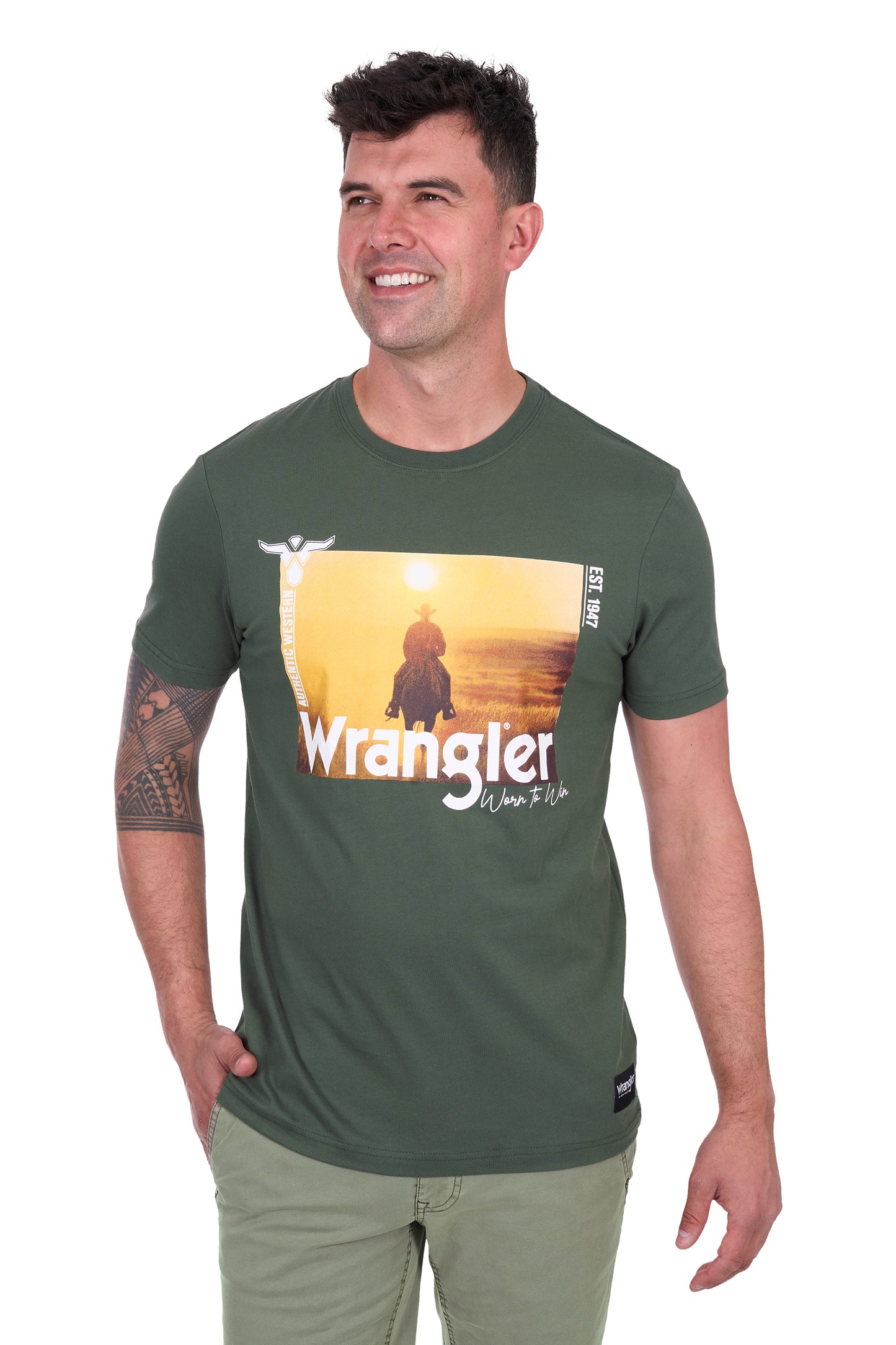 X5S1557394 Wrangler Men's Andre Tee