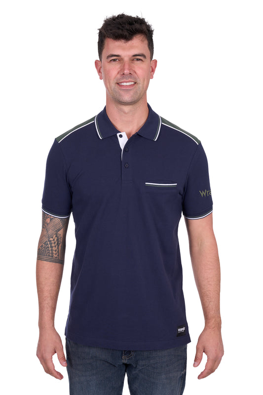X5S1560379 Wrangler Men's Jarrod Polo