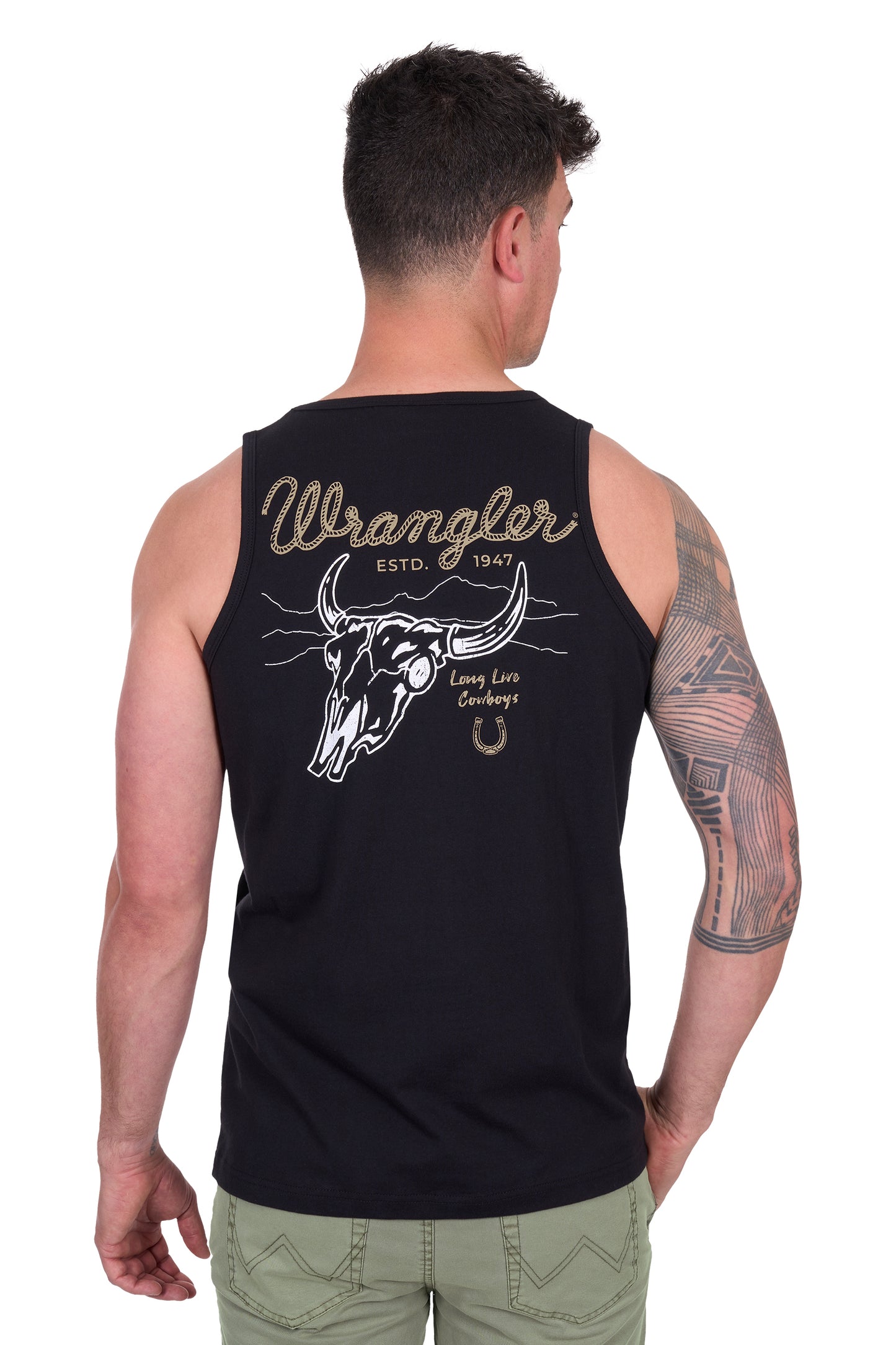 X5S1578396 Wrangler Men's Damon Singlet