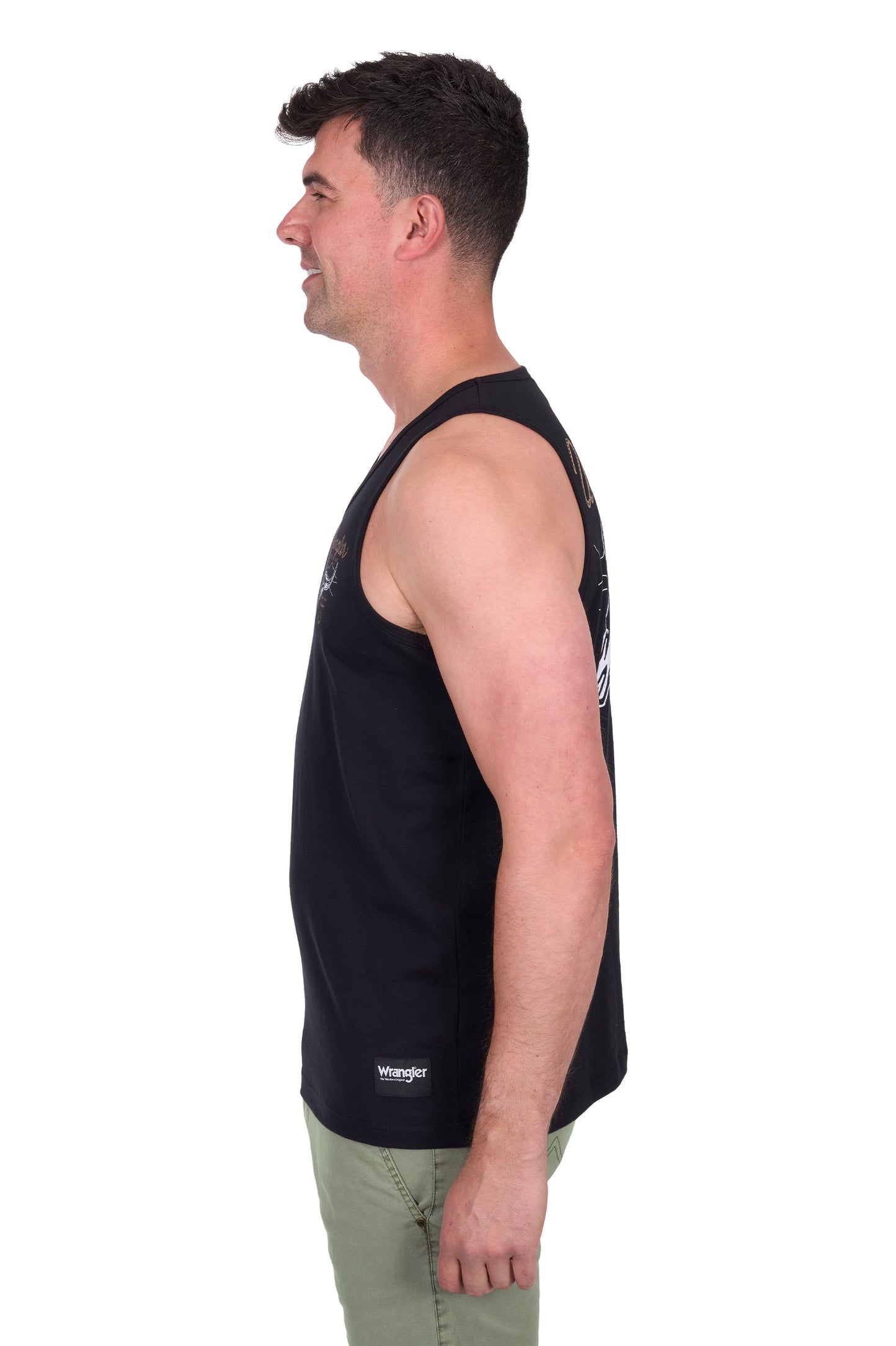 X5S1578396 Wrangler Men's Damon Singlet