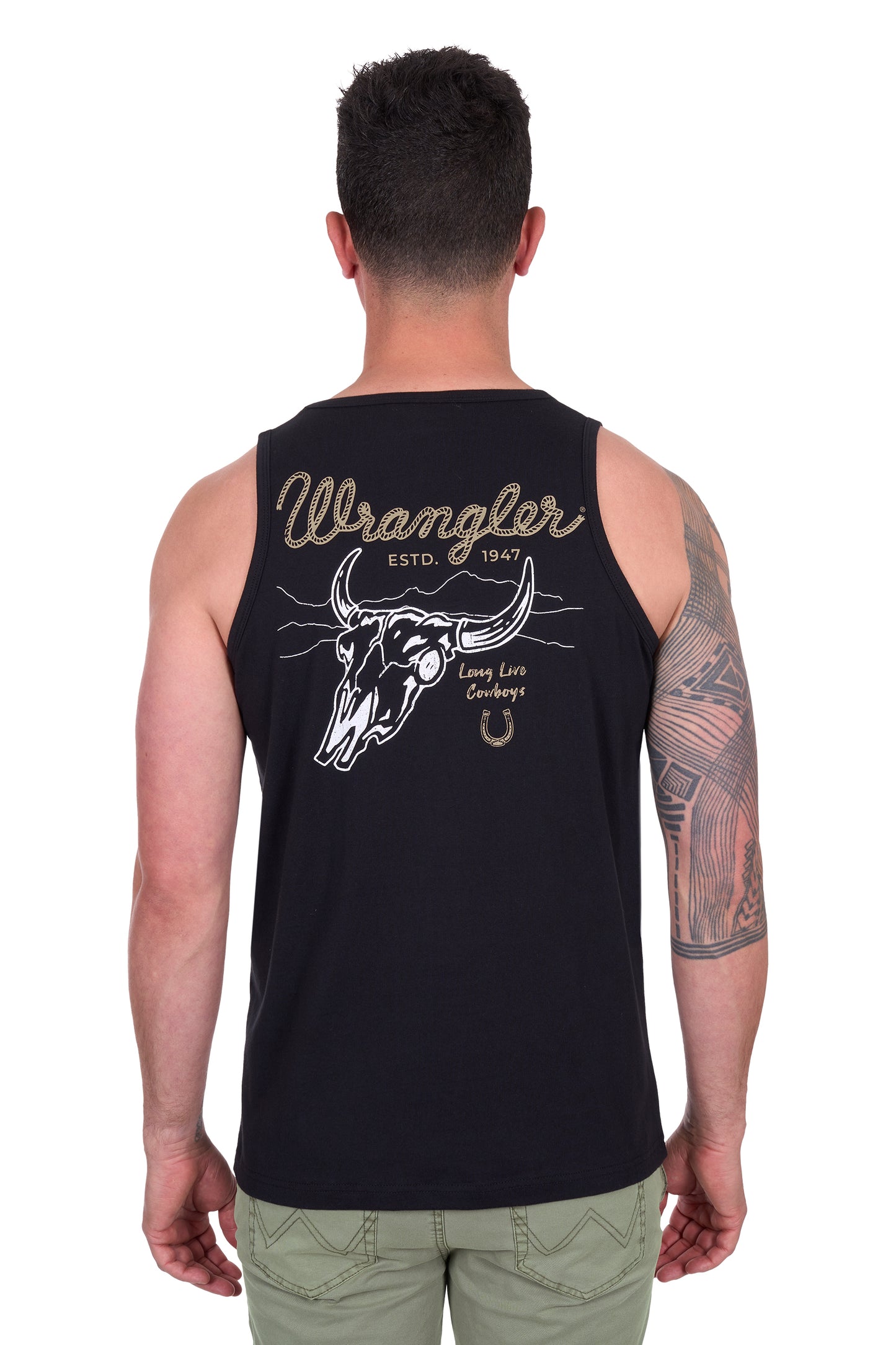 X5S1578396 Wrangler Men's Damon Singlet