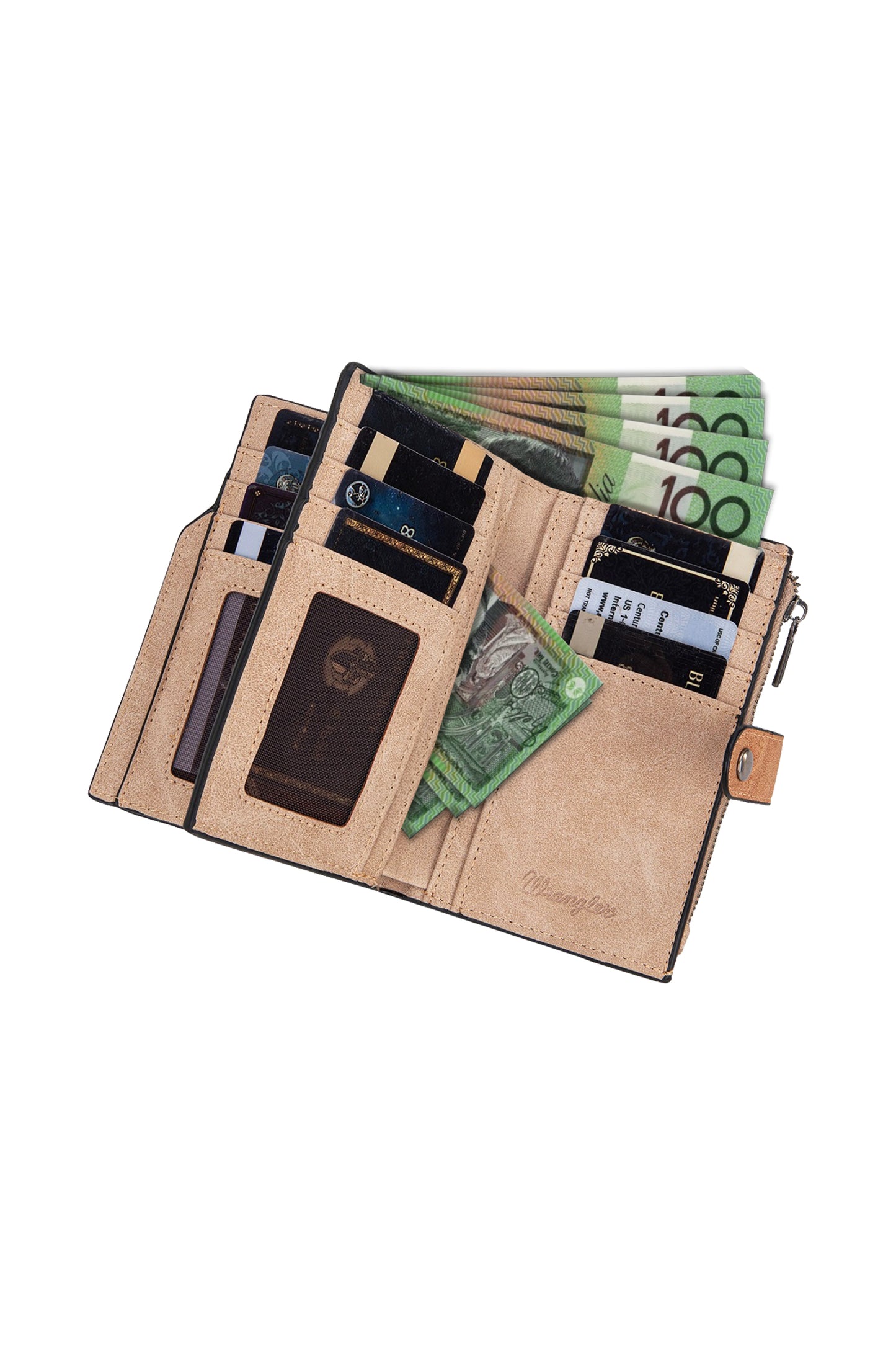 X5S2903WLT Wrangler Stitch Wallet Camel