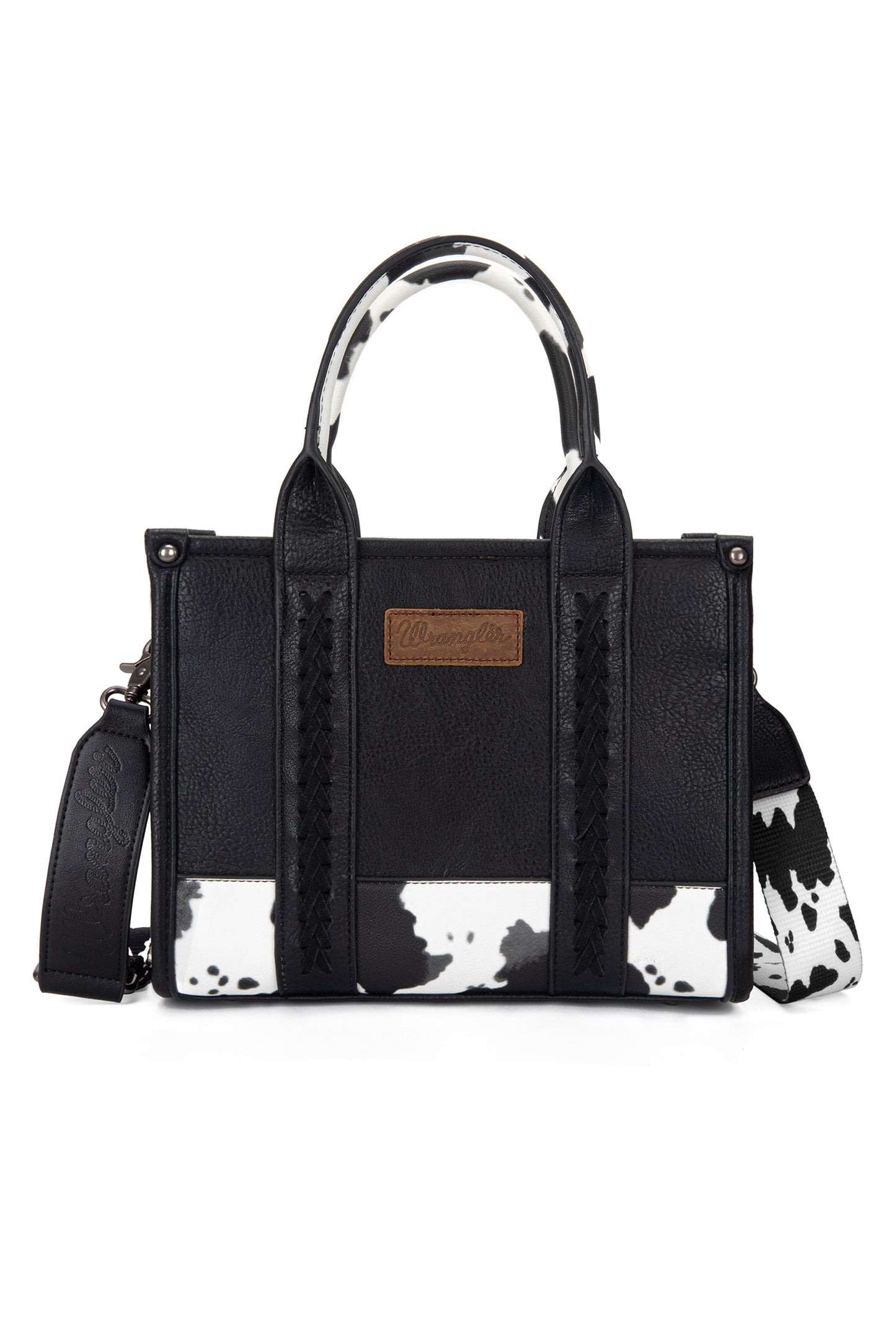 X5S2955BAG Wrangler Cow Print Crossbody Bag