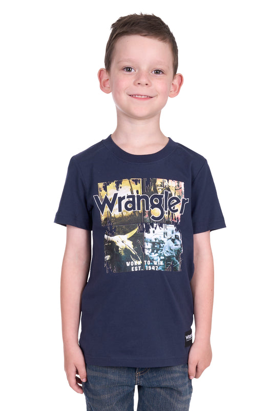 X5S3557384 Wrangler Boy's Luis Tee