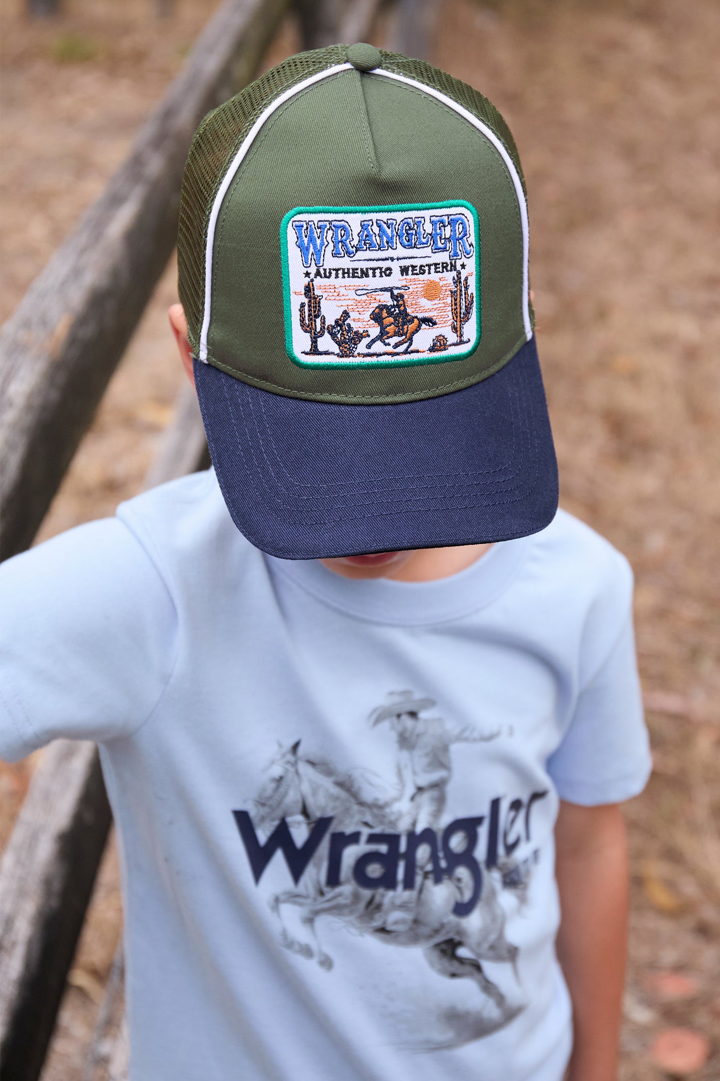 X5S3951CAP Wrangler Kids Andy Trucker Cap