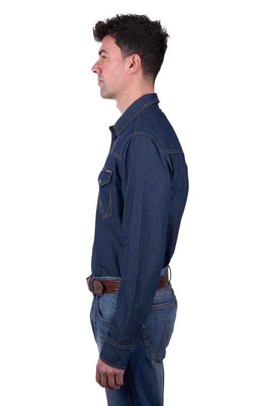 X5W1111850 Wrangler Men's Jay Denim LS Shirt