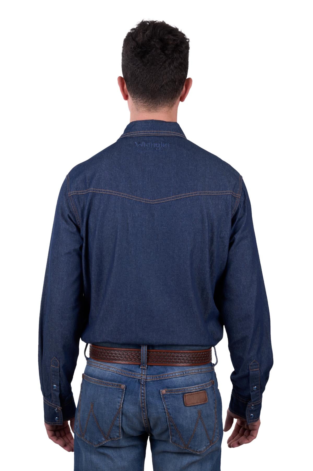 X5W1111850 Wrangler Men's Jay Denim LS Shirt