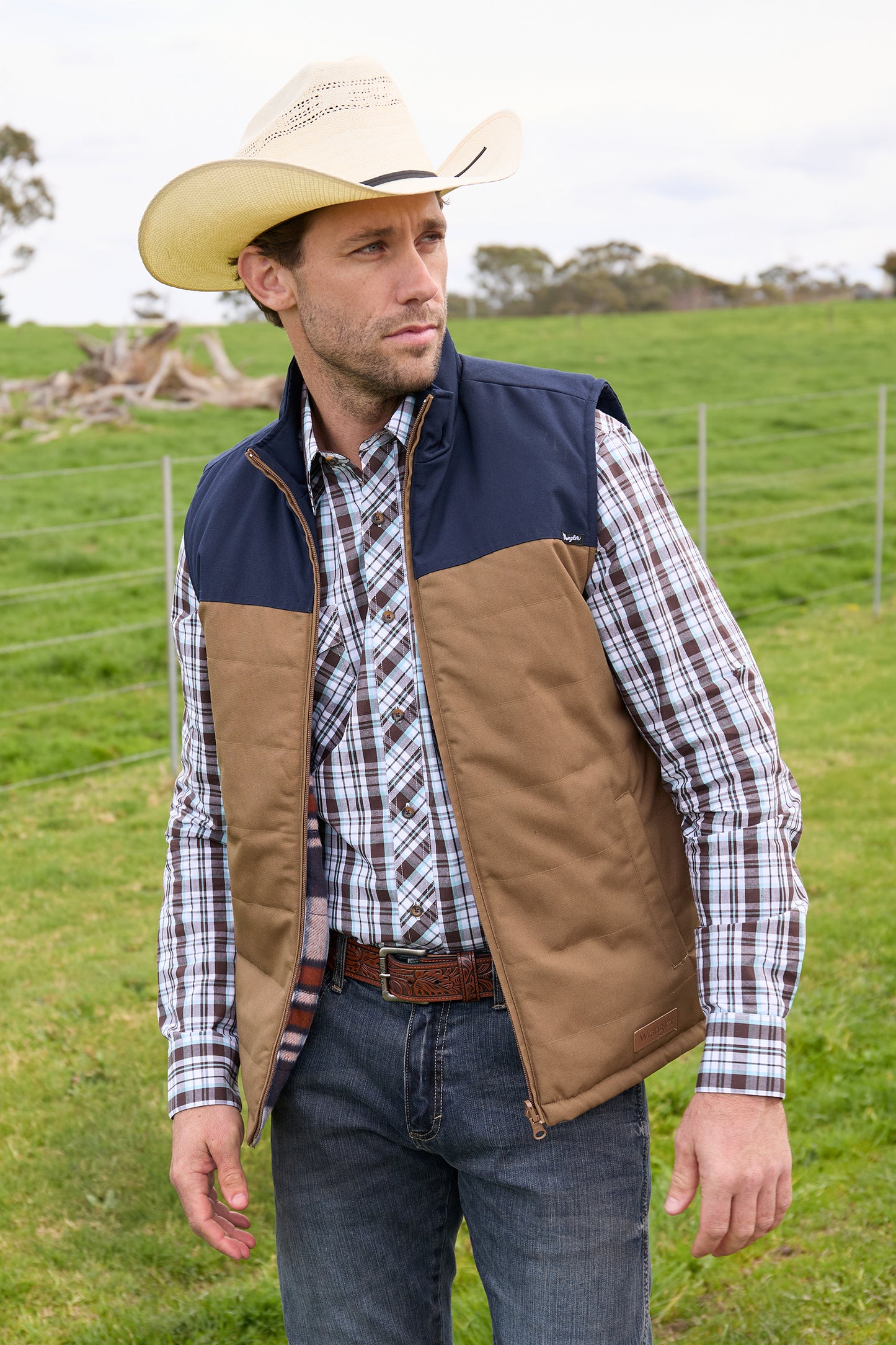 X5W1662257 Wrangler Men's Koda Reversable Vest