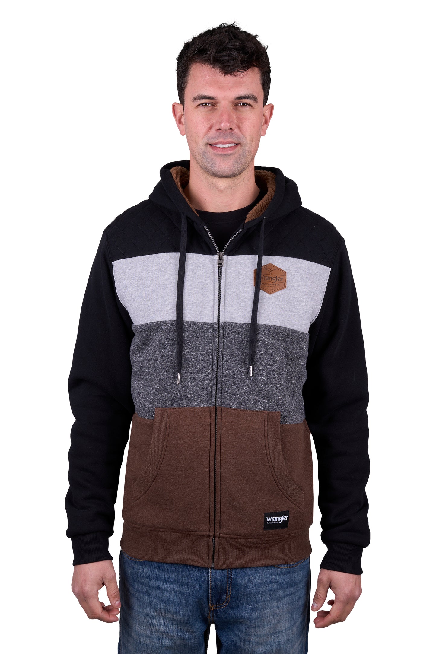X5W1770254 Wrangler Men's Eric Zip Up Hoodie