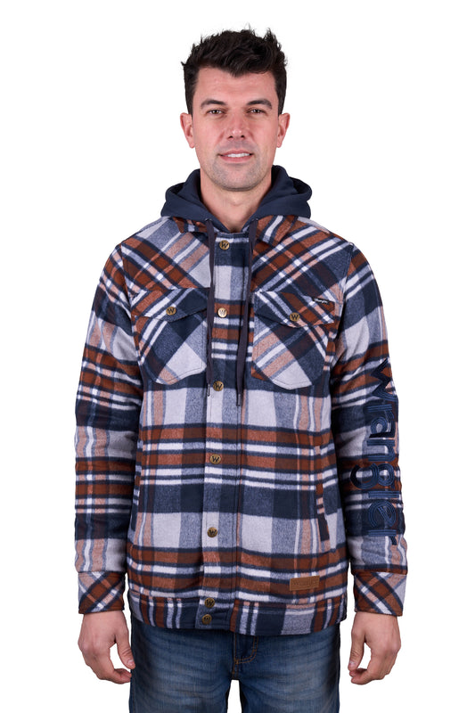 X5W1776261 Wrangler Men's Reid Wool Shirt Jacket