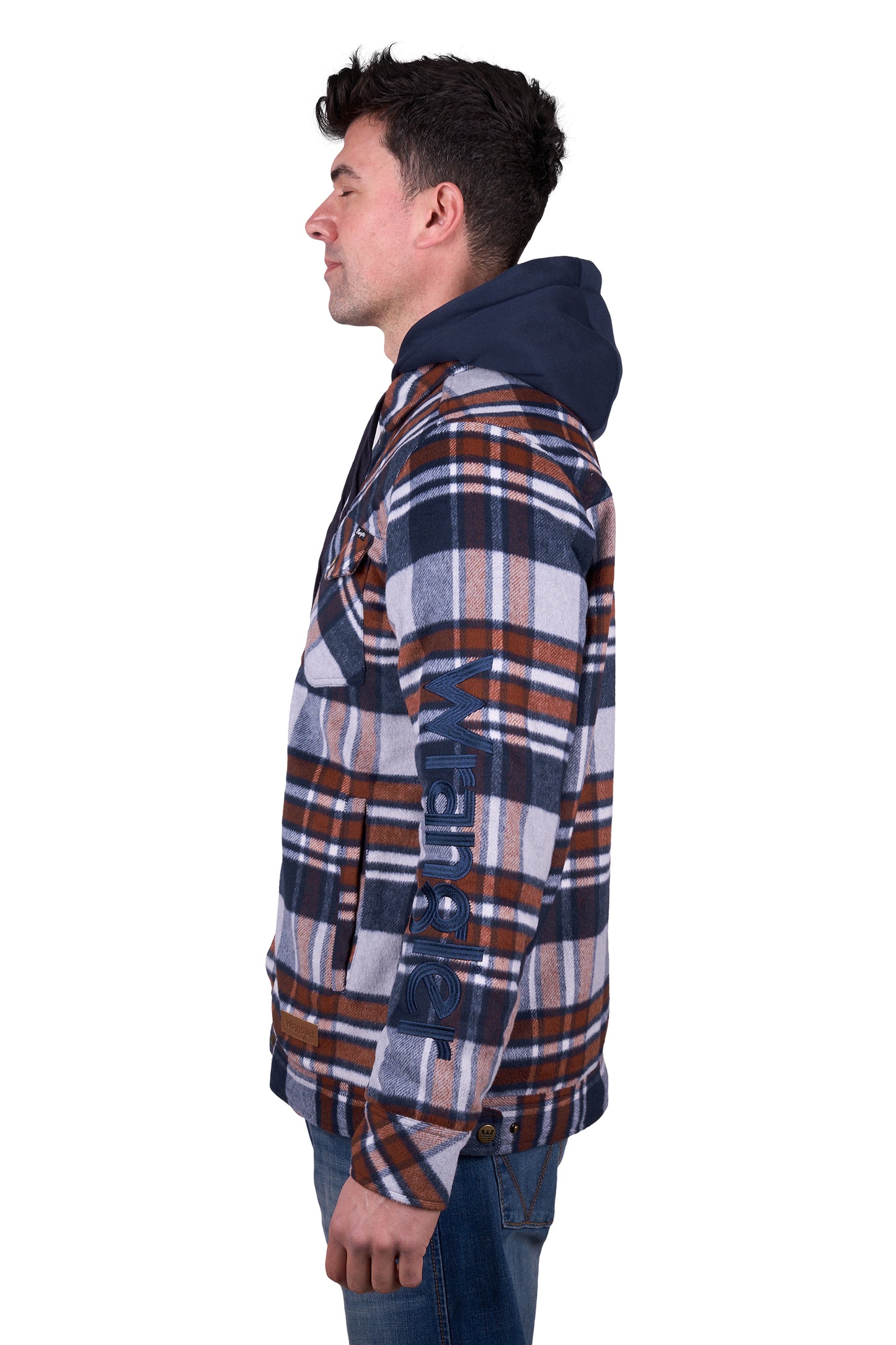 X5W1776261 Wrangler Men's Reid Wool Shirt Jakcet