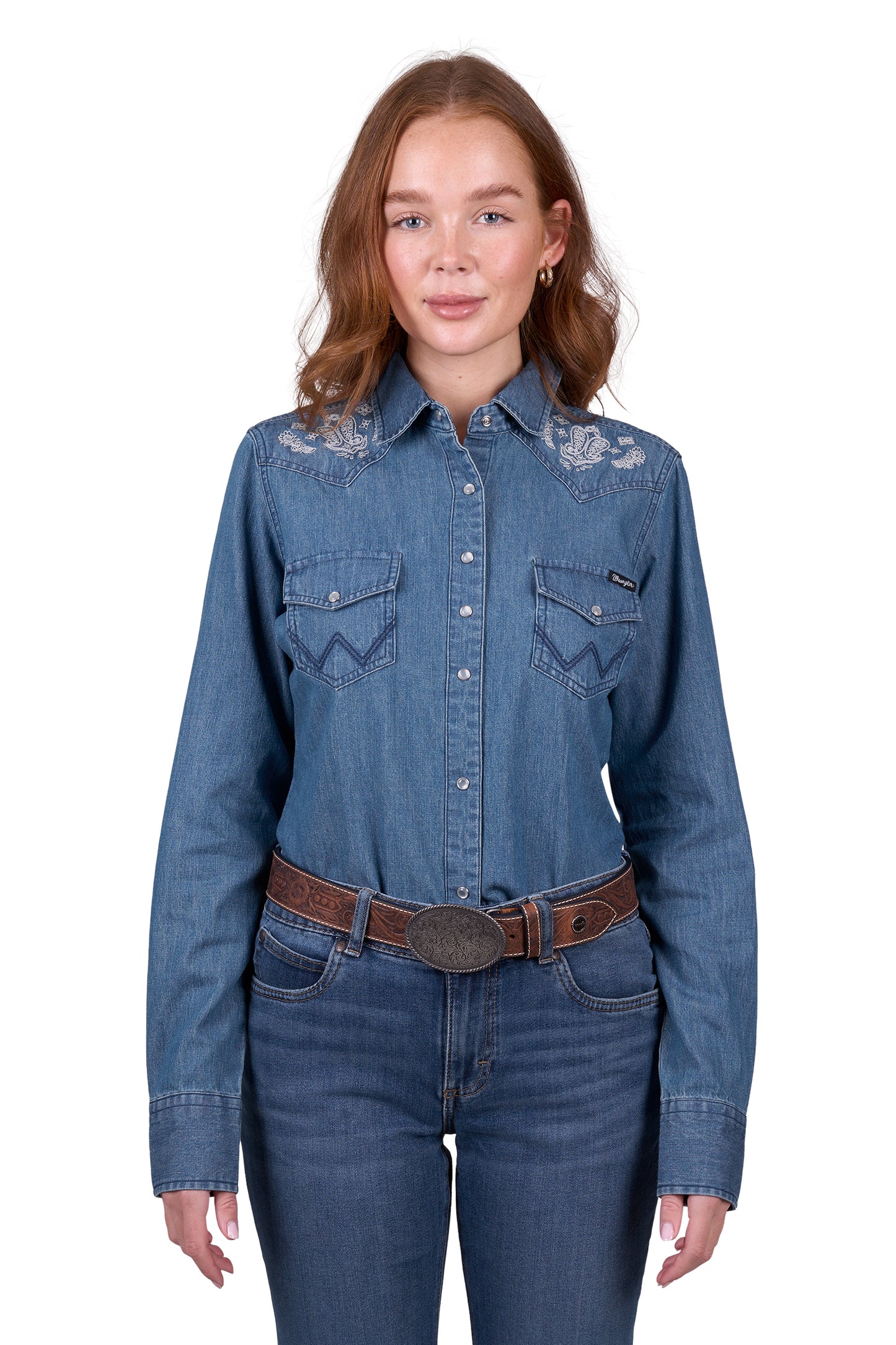 X5W2127288 Wrangler Women's Chrissy LS Shirt