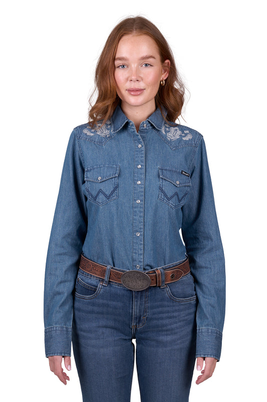 X5W2127288 Wrangler Women's Chrissy LS Shirt