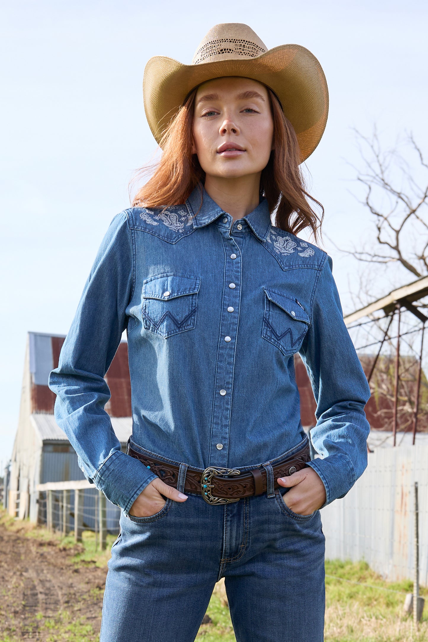 X5W2127288 Wrangler Women's Chrissy LS Shirt