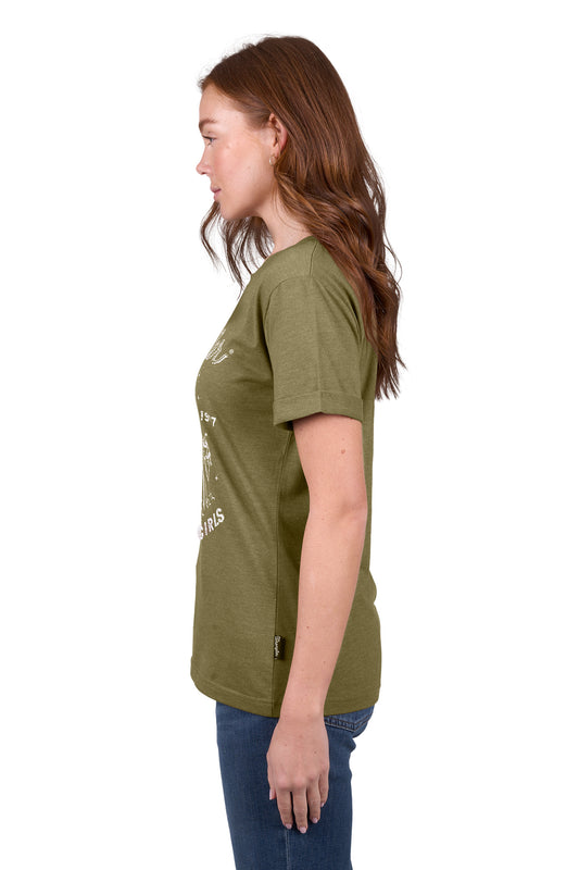 X5W2598290 Wrangler Women's Layla Tee Khaki Marble