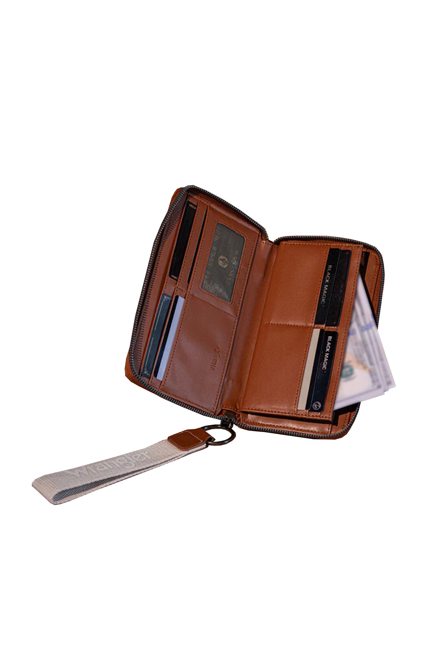 X5W2986WLT Wrangler Canvas Iconic Logo Wallet Pink