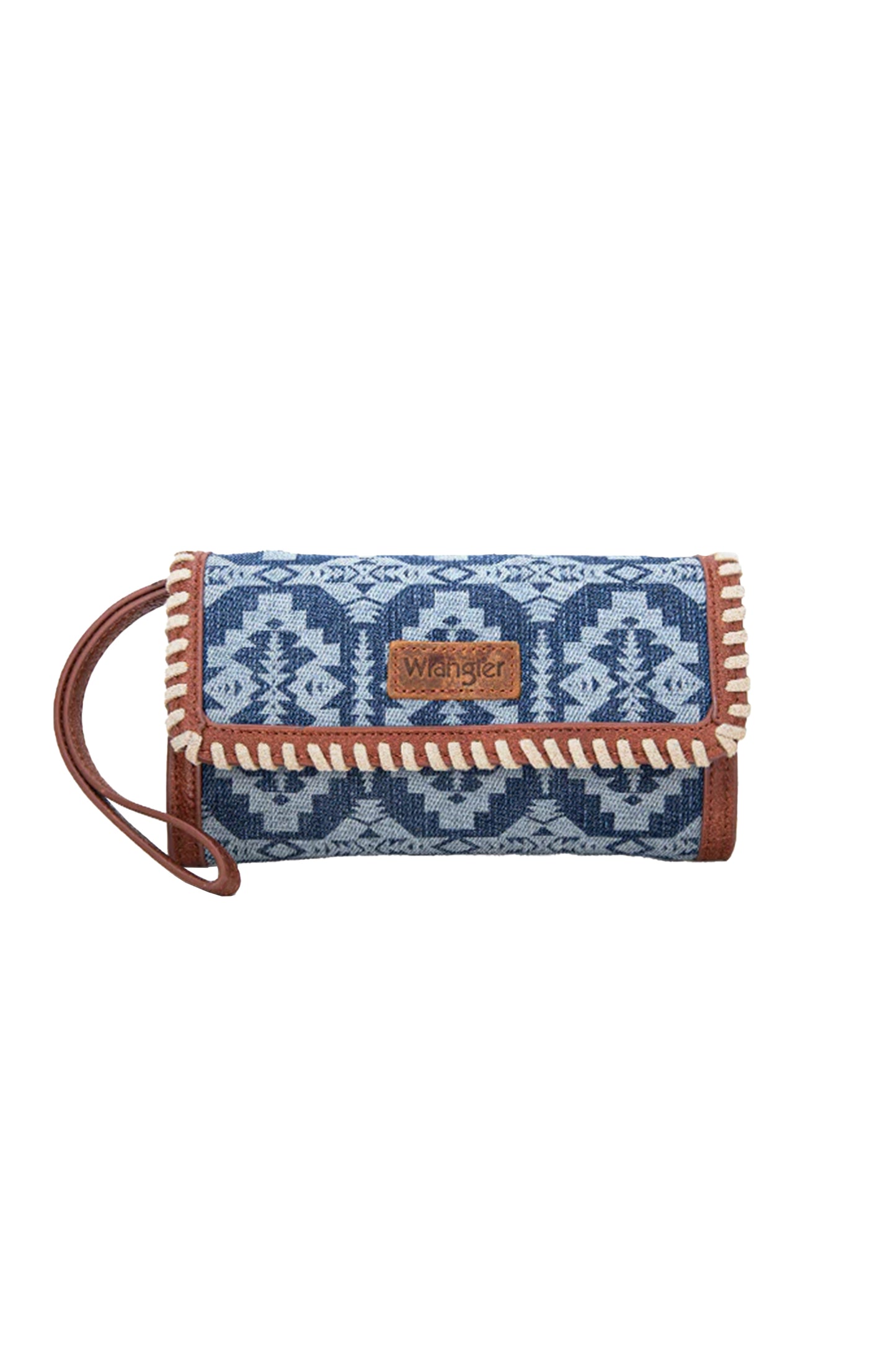 X5W2989WLT Wrangler Dakota Whipstitch Wallet bag Denim