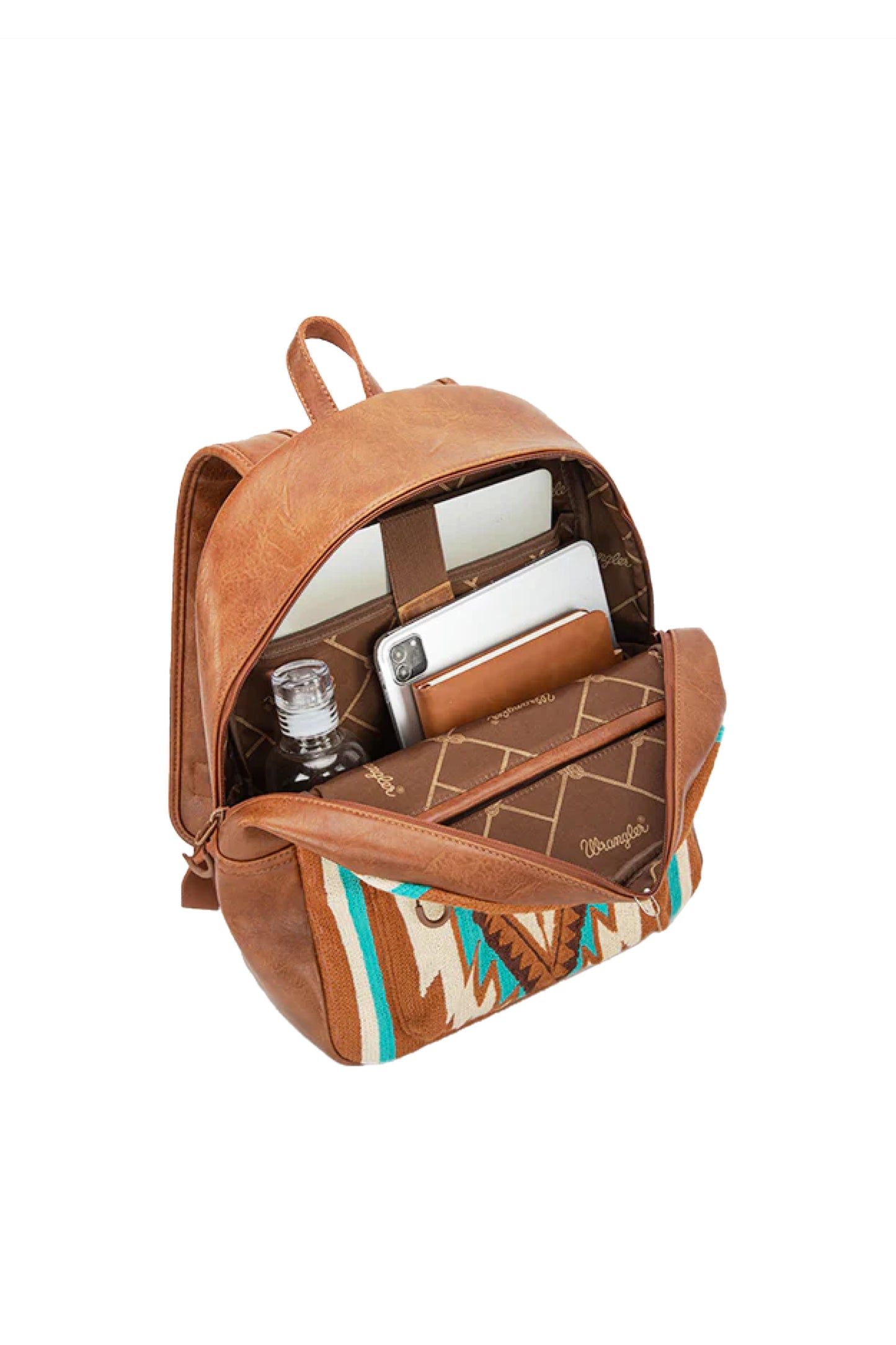 X5W2995BAG Wrangler Maya Aztec Backpack Tan