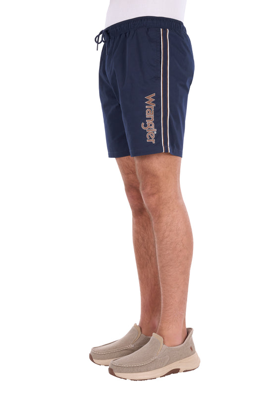 X6S1302401 Wrangler Men's Gerry Boardshort Navy/Tan
