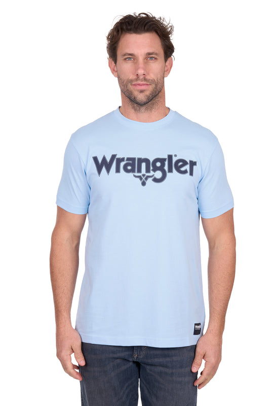 X6W1557495 Wrangler Men's Blake Tee Light Blue