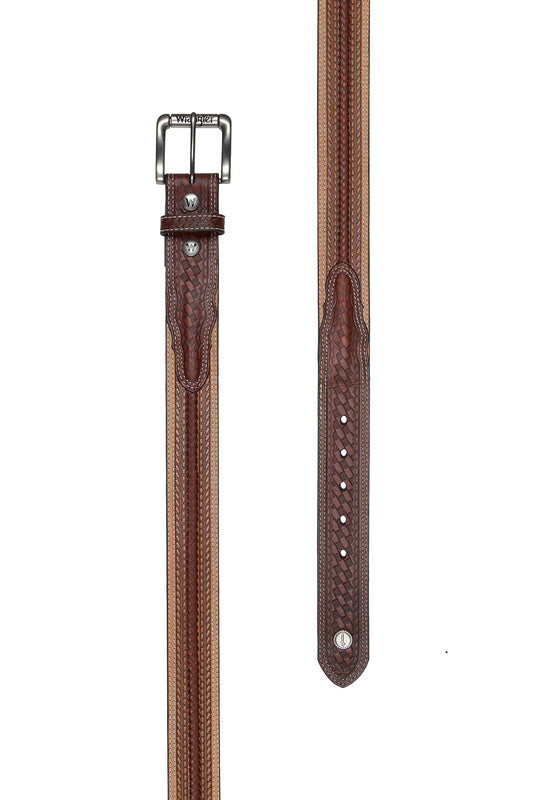 X6W1967BLT Wrangler Men's Kayson Belt Tan
