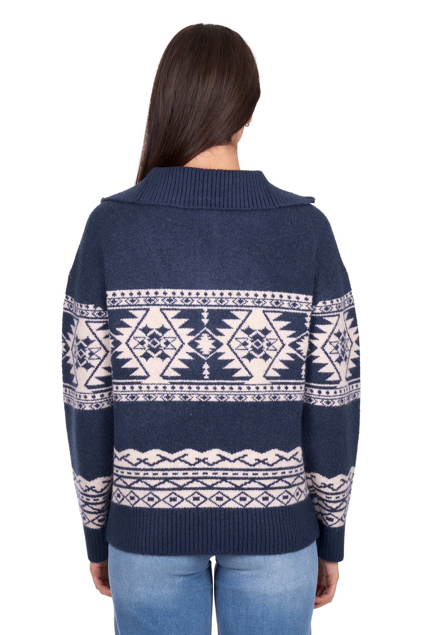 X6W2518578 Wrangler Women's Lacey 1/4 Pullover Navy