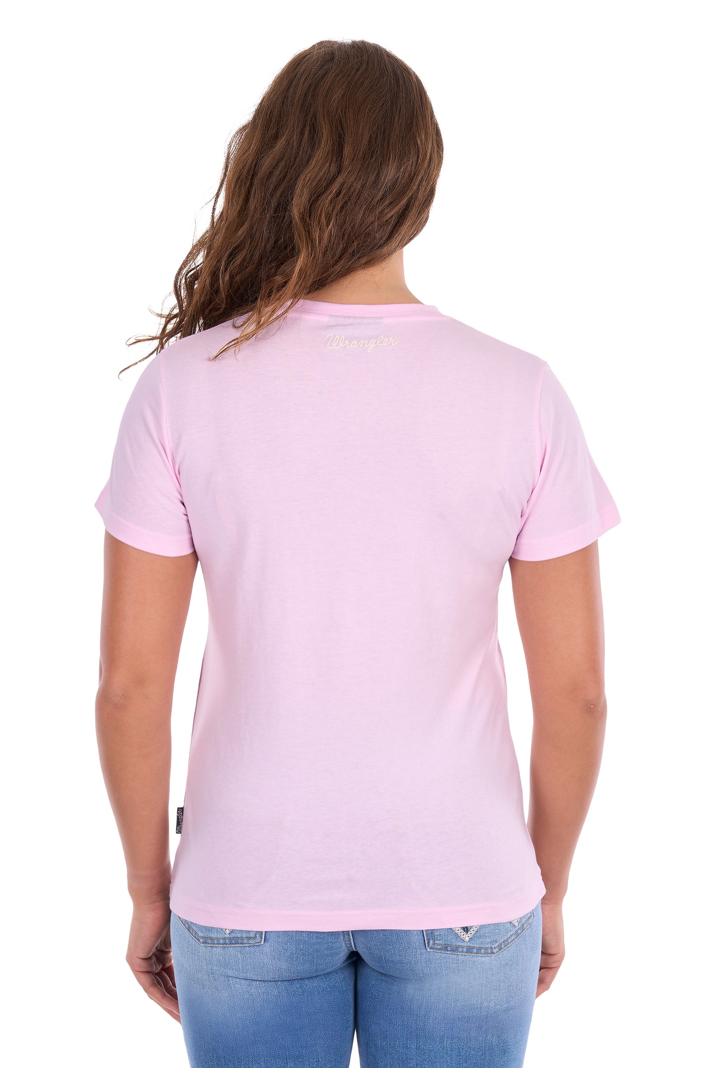 XCP2598633 Wrangler Women's Lucy SS Tee Pastel Pink