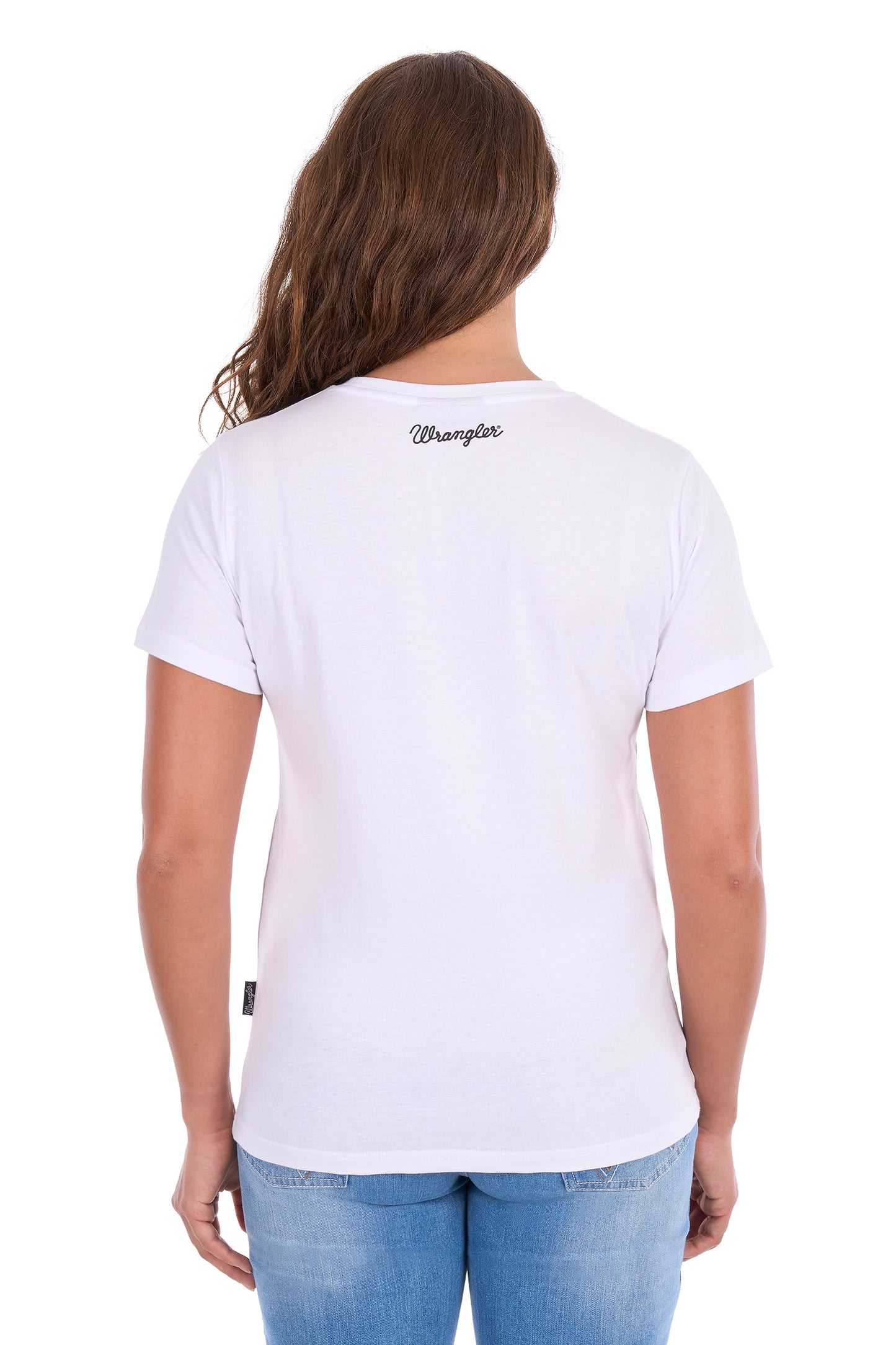 XCP2598641 Wrangler Women's Josie SS Tee White
