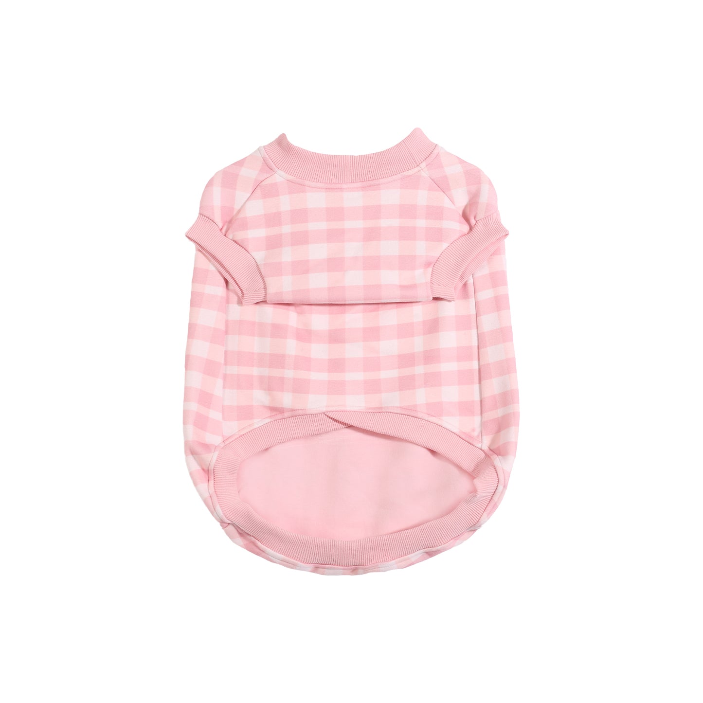 FBKJGINGHAM Frank Barker Pink Gingham Coat