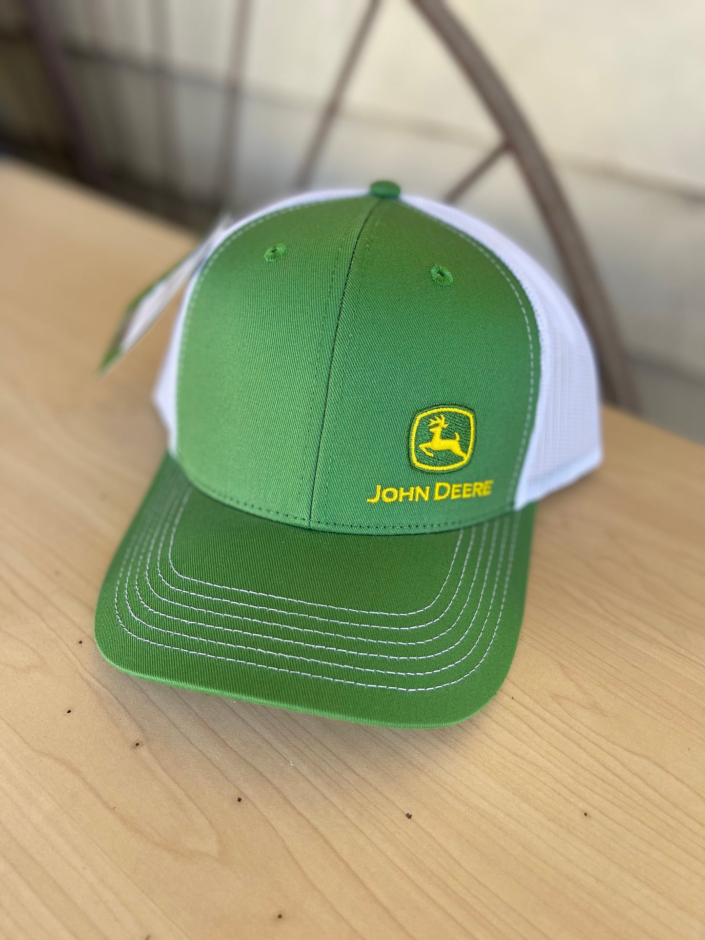 13080922WH00 John Deere Logo Cap