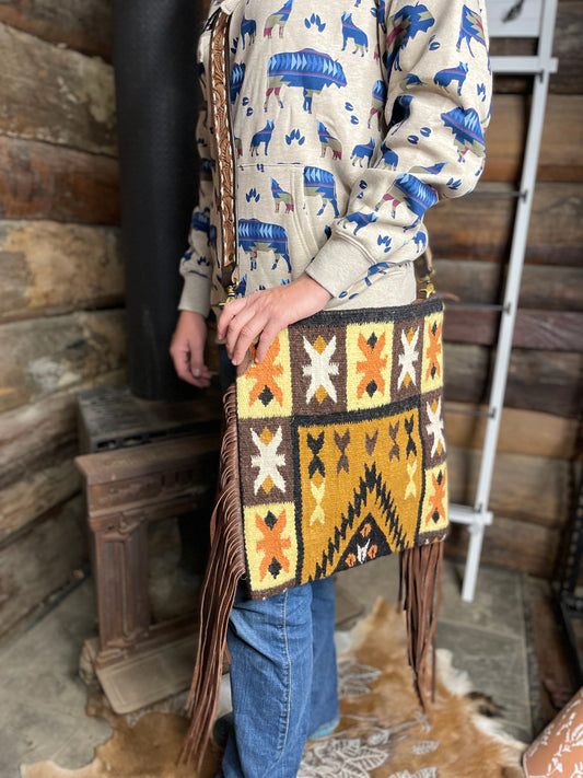 ADBGA218A Saddle Blanket Large Crossbody