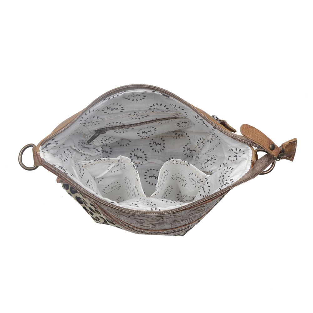 S-2836 Dynamic Leopard Print Hide Handbag