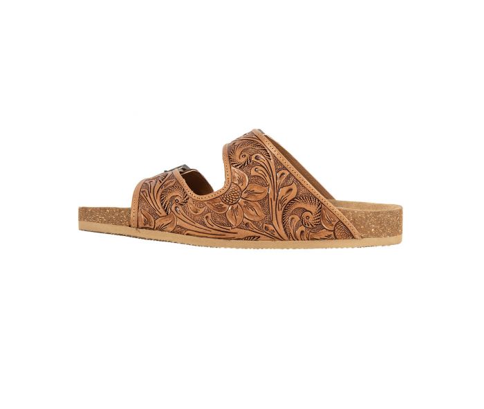 S-6918 Footo hand tooled western sandals