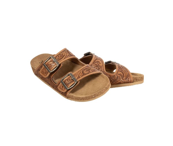 S-6918 Footo hand tooled western sandals